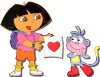 Dora Valentine Card