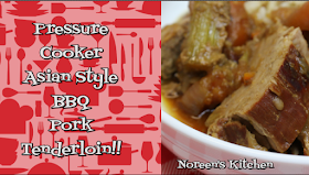 Noreen's Kitchen Pressure Cooker Asian bbq Pork Tenderloin
