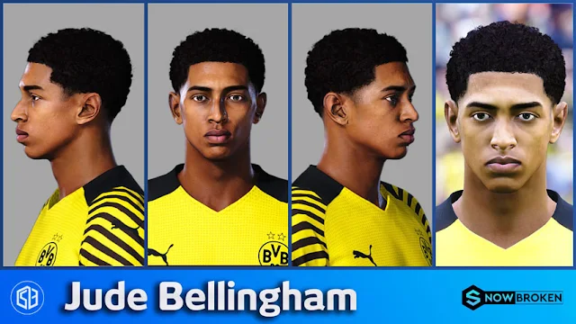 Jude Bellingham Face For eFootball PES 2021