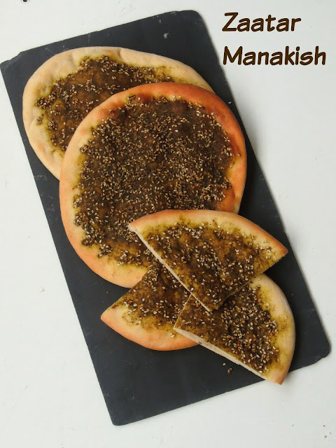  Zaatar Manakish or Manakish Zaatar is a traditional Lebanese spiced flatbread which is pr Za'atar Manakish/Manakish Zaatar/Lebanese Spiced Pita Bread