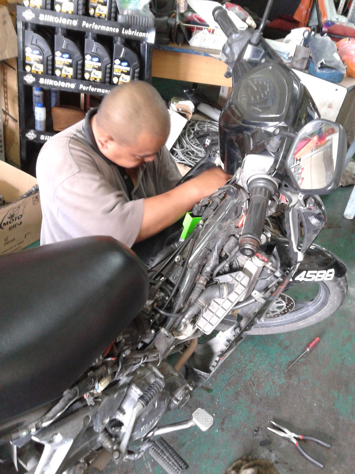 Alkisah Yamaha LC 135 Overhaul