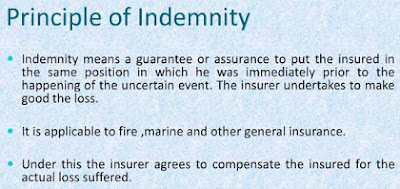 principle of indemnity,banking insurance world ,amartya raj
