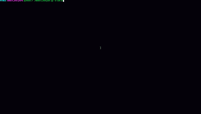 Domain Analyzer – Tool For Analyzing the Security of a Domain
