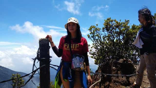 Pemandangan Puncak Gunung Gede Pangrango