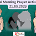 School Morning Prayer Activities - 21.09.2023 