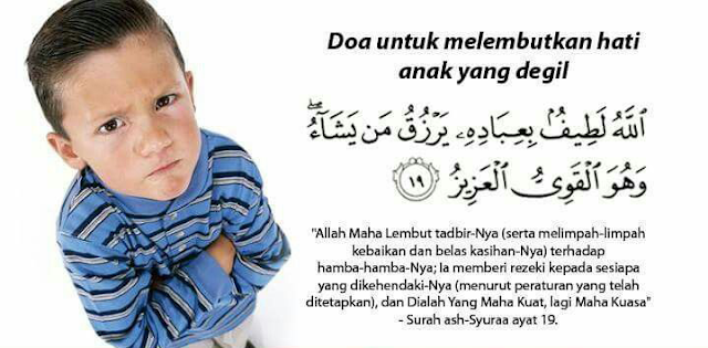 Ibu Bapa Jangan Kecewa Dengan Anak Tak Dengar Cakap. Inilah Doa Untuk Melembutkan Hati Anak Yang Degil. Mohon Kongsikan..