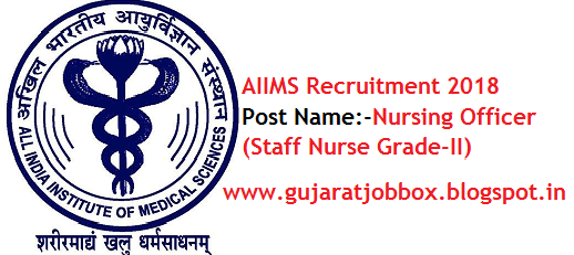 AIIMS Recruitment 2018 – Apply Online for 1126 Staff Nurse Posts