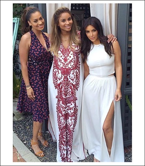 Baby Shower - Ciara Joined by Kim Kardashian and LaLa Anthony