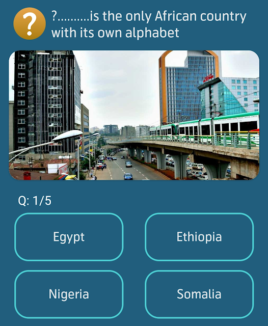 is the only African country with its own alphabet?