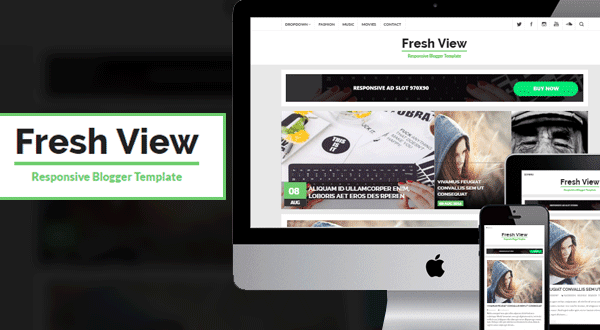 Fresh View - Best Responsive and SEO Blogger Template - Responsive Blogger Template