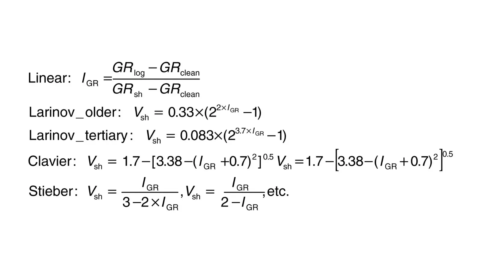 مجسات أشعة جاما | Gamma ray logs