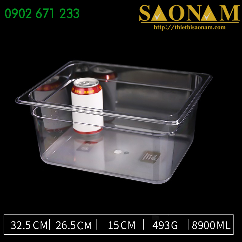 Polycarbonate Steam Table Hotel Pan