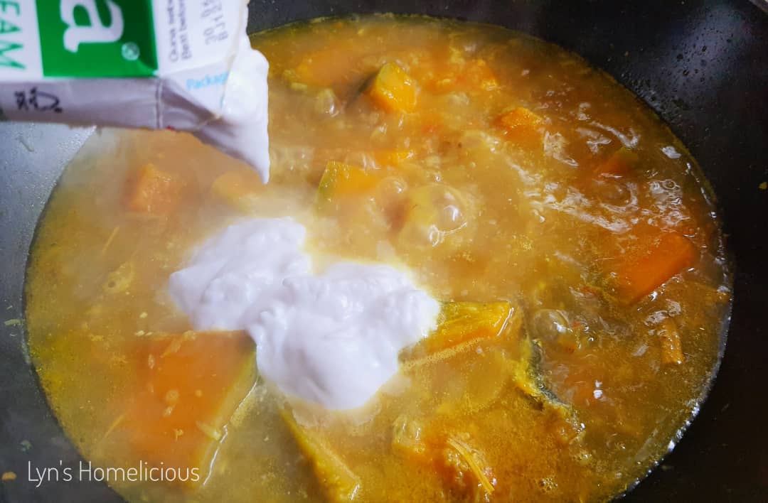 Masak Lemak Labu Mudah  Malay Style Pumpkin in Coconut 