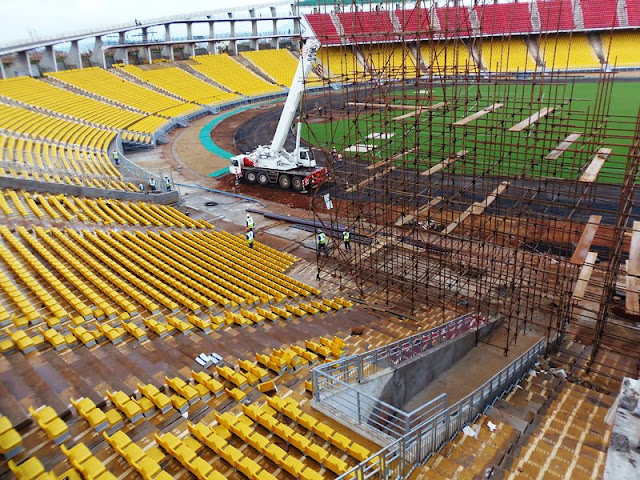 Exclusive Photos-See the present state of the Ahmadou Ahidjo Stadium