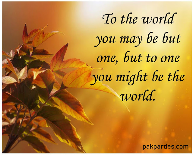 To the world you may be but one, but to one you might be the  world,love,love quotes,quotes,love quotes for him,best love quotes,romantic quotes,love quotes and sayings,short love quotes for him,love quotes for her,inspirational quotes,famous quotes,movie love quotes,life quotes,what is love,sweet quotes,love (quotation subject),quote of the day,love quotes for her from him,best love quotes for him,love quotes for him from her,i love him quotes