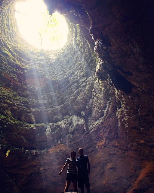 foto prewedding di goa jomblang gunung kidul