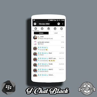 Bbm Mod I-Chat Black Apk