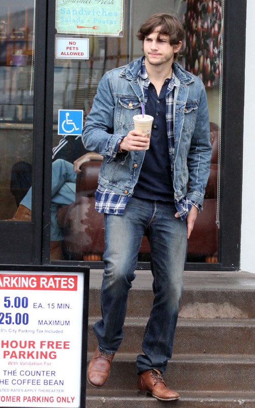 ashton kutcher jeans. Ashton Kutcher in Double Denim