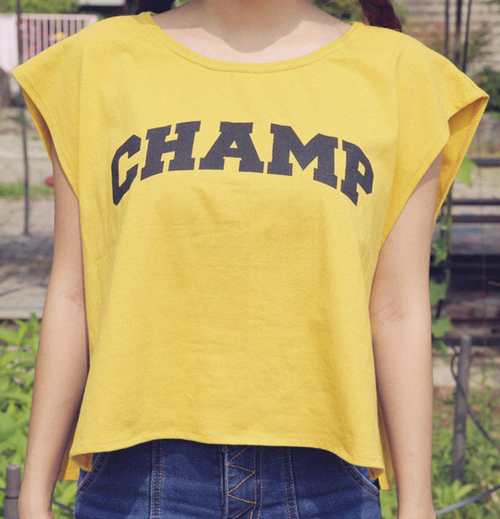 CHAMP Sleeveless Crop Shirt