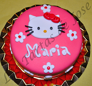 Tarta de Hello Kitty. Las Tartas de Jose. Castellón.