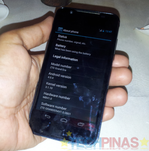 zte grand era v895, zte grand era philippines, zte grand era