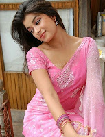 Madhurima, sexy, photoshoot, in, pink, saree