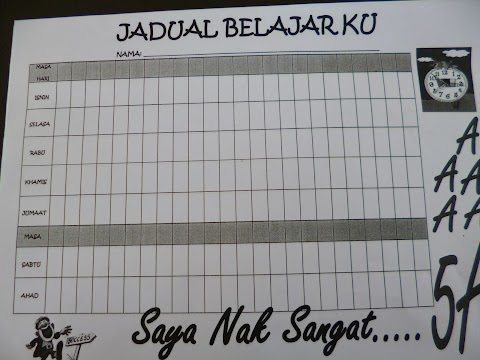 Contoh Jadual Belajar Di Rumah - Menyajikan jadwal belajar dari rumah live tvri edisi senin, 18 mei 2020 untuk jenjang paud, sd, smp, sma , dan orang tua.