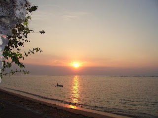 Sunrise on Sanur Beach Bali