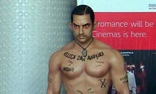 Aamir Khan markets Ghajini, people get bald look best marketing one marketing hot sexy look amir zoheb