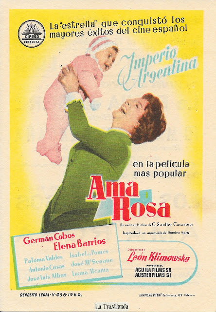 Ama Rosa - Programa de Mano - Imperio Argentina - Germán Cobos