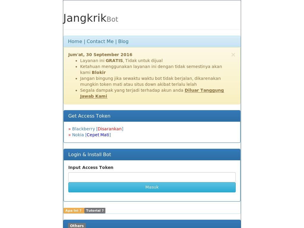 Cara Buat Situs Bot Installer dengan Script JangkrikBot ...
