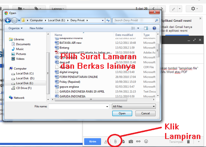 Contoh Cara Mengirim Surat Lamaran Kerja Via Email