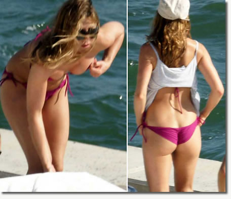 Jennifer Aniston en bikini un boccato di cardinale