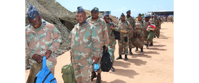 Segundo contingente militar sul-africano chega a Cabo Delgado