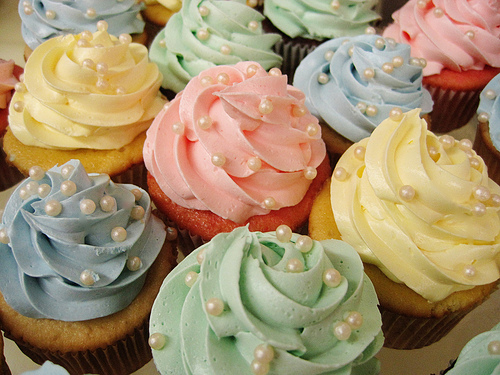 pastel colors, mint,pink,baby pink,baby blue,pastels,cupcakes,pastel cupcake