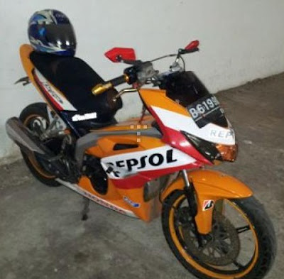 Honda Blade Full Modifikasi Simple Inspirasi Modif