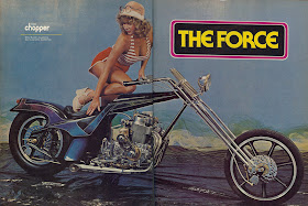 Almost Everything customer Billy Budde famed for his custom choppers including "The Force."