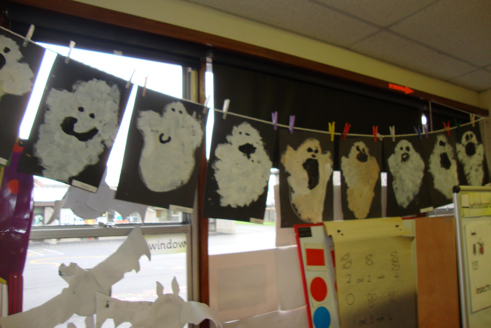  Art  Music and Drama Page Halloween  art  in Junior  infants 