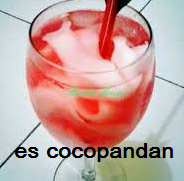 cara membuat es cocopandan sirup