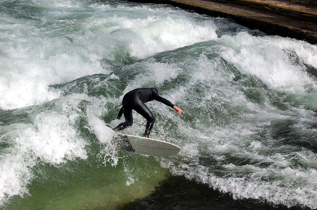 Eisbach Wave, Surfing, Water Sport, Adventure Sports, Munich, Germany, 