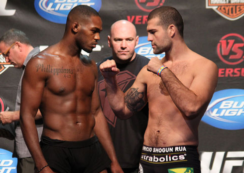 ufc mma fighters jon bones jones vs mauricio shogun rua picture image 