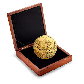 Canada 1250 Dollars Half Kilogram Pure Gold Coin Box 2015 Growling Cougar