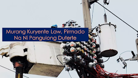 President Rodrigo Duterte has signed RA 11361 into a law on August 8 which seeks to reduce the cost of electricity as well as new law that aims to keep all power line corridors free of any obstructions that may disrupt the supply of electricity from power plants to consumers.        Ads    President Rodrigo Duterte has signed a law reducing electricity cost by allocating the government share from the Malampaya natural gas project in Palawan for the payment of debts of the National Power Corporation (Napocor).     The government share amounting to P208 billion  of the Malampaya funds will be allocated to pay for the stranded contract costs and stranded debts of the NPC that are being passed on to consumers.    The law’s main author Senator Sherwin Gatchalian said it will translate to a P172 worth of savings for a household consuming an average of 200 kilowatts per hour every month once implemented.    Under the law, the Department of Budget and Management (DBM) will provide a timely release of the amounts allocated and appropriated to the Power Sector Assets and Liabilities Management Corporation (PSALM) in accordance with its debt and independent power producer payment schedule.    In the event the stranded costs, stranded debts and anticipated shortfalls in the course of the payment of such liabilities are fully paid before the exhaustion of the amount allocated in the law, the remainder will be utilized to finance energy resource development and exploitation programs under Presidential Decree 910.      Ads          Sponsored Links    Duterte has also signed the Anti-Obstruction of Power Lines Act (Republic Act 11361).    The new law aims to keep all power line corridors free of any obstructions that may disrupt the supply of electricity from power plants to consumers.    It prohibits the planting of tall growing plants, the construction of hazardous improvements, and the conduct of any hazardous activities within the power line corridor.    “[W]e will now be able to put in place a mechanism that will allow for the responsive maintenance and rehabilitation of transmission, sub-transmission, and distribution lines, which would prevent outages and ensure continuous supply of electricity,” Gatchalian said in a statement.    “The measure is timely for the rainy season when powerful typhoons barrel through our country.”