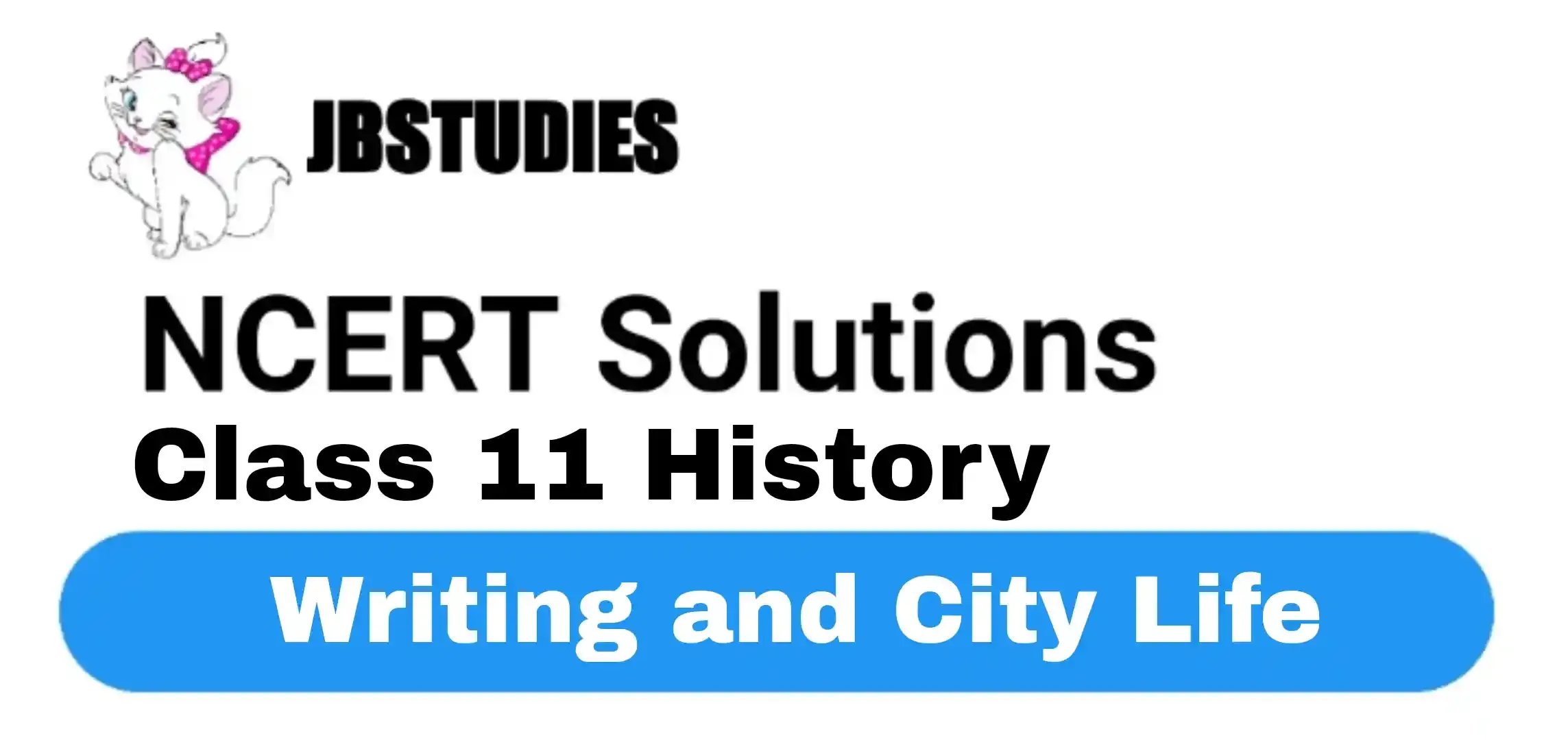 Solutions Class 11 History Chapter-2 Writing and City Life