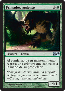 Primadox rugiente el blog de cartas magic