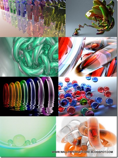 3D GLASS BEST TRANSPARENT WALLPAPERS  [ MyShare ]