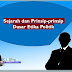 Sejarah dan Prinsip-prinsip Dasar Etika Politik
