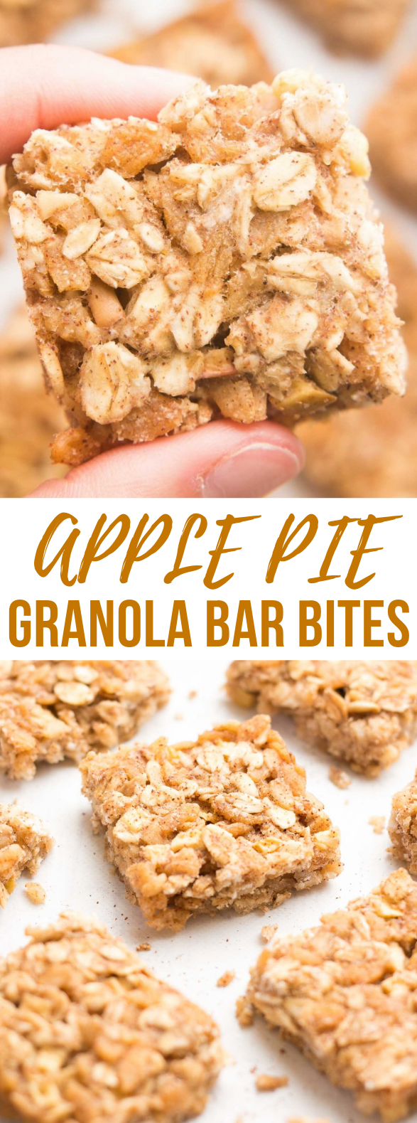 Healthy Apple Pie Granola Bar Bites #healthy #diet