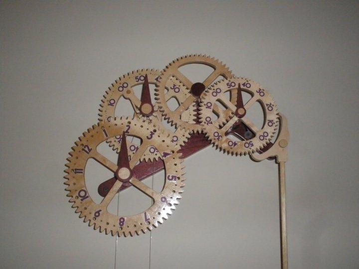 wood gear clock plans