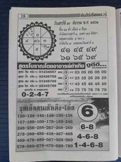 Thai lottery upcoming draw  tips